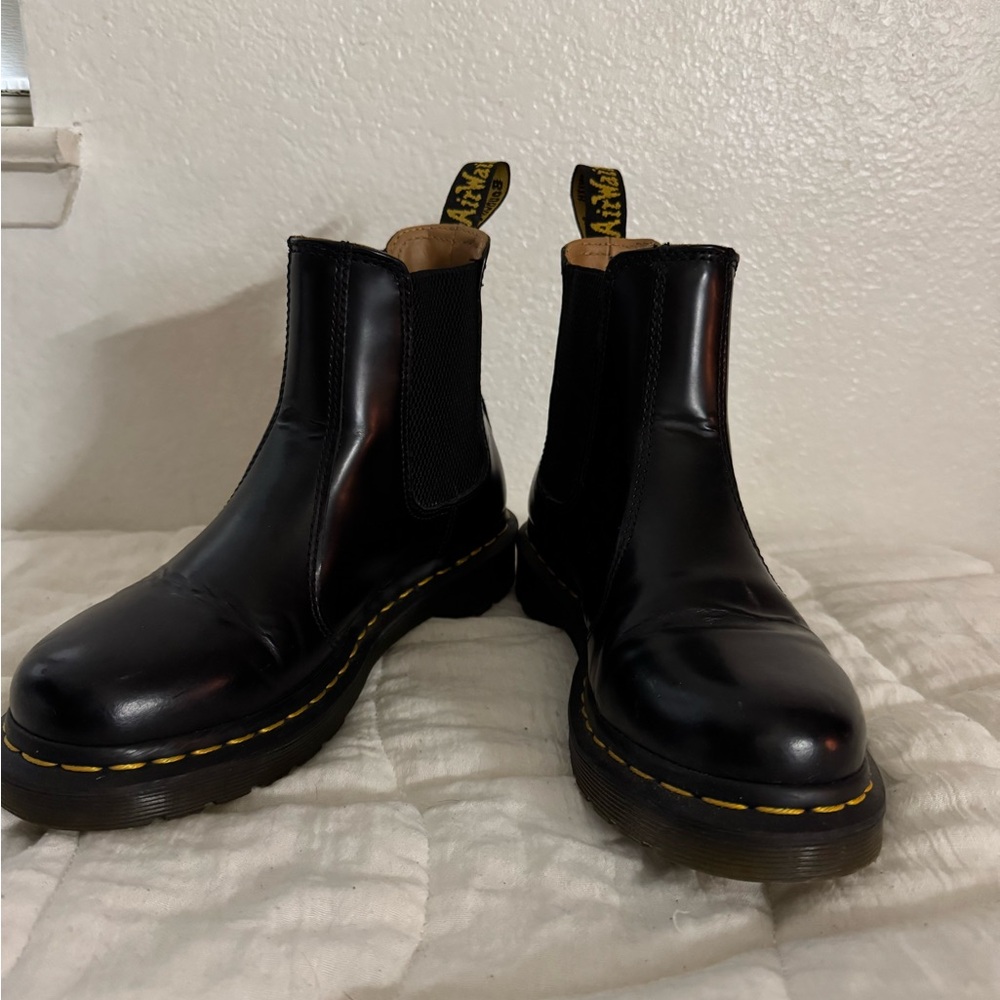 Dr. Martens Black Leather Chelsea Boots